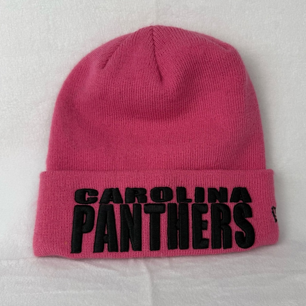 NFL Carolina Panthers New Era Pink Knit Beanie, Women’s, NFL